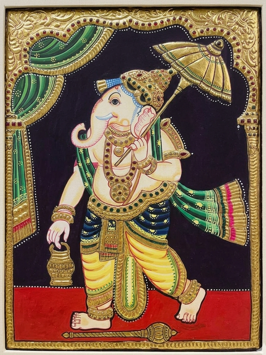 Thanjavur Painting – Mappillai Vinayagar