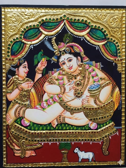 Thanjavur Painting – Navaneetha Krishnan